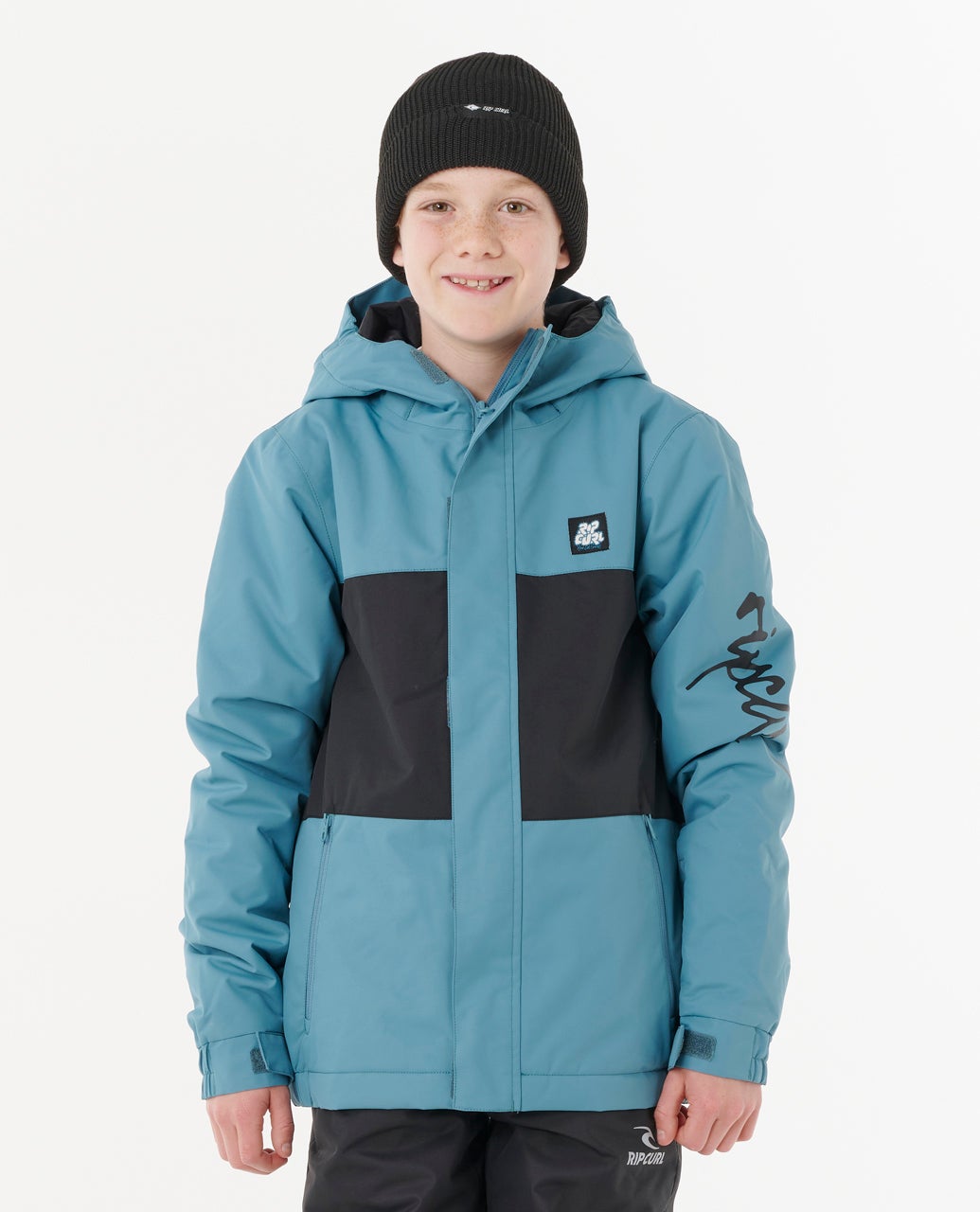 Kids Olly 10K Ski Jacket Ocean Blue Tie Dye - Image 1