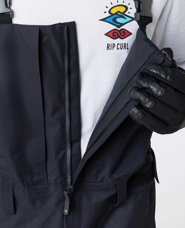 Ripcurl Back Country Snow Bib Black