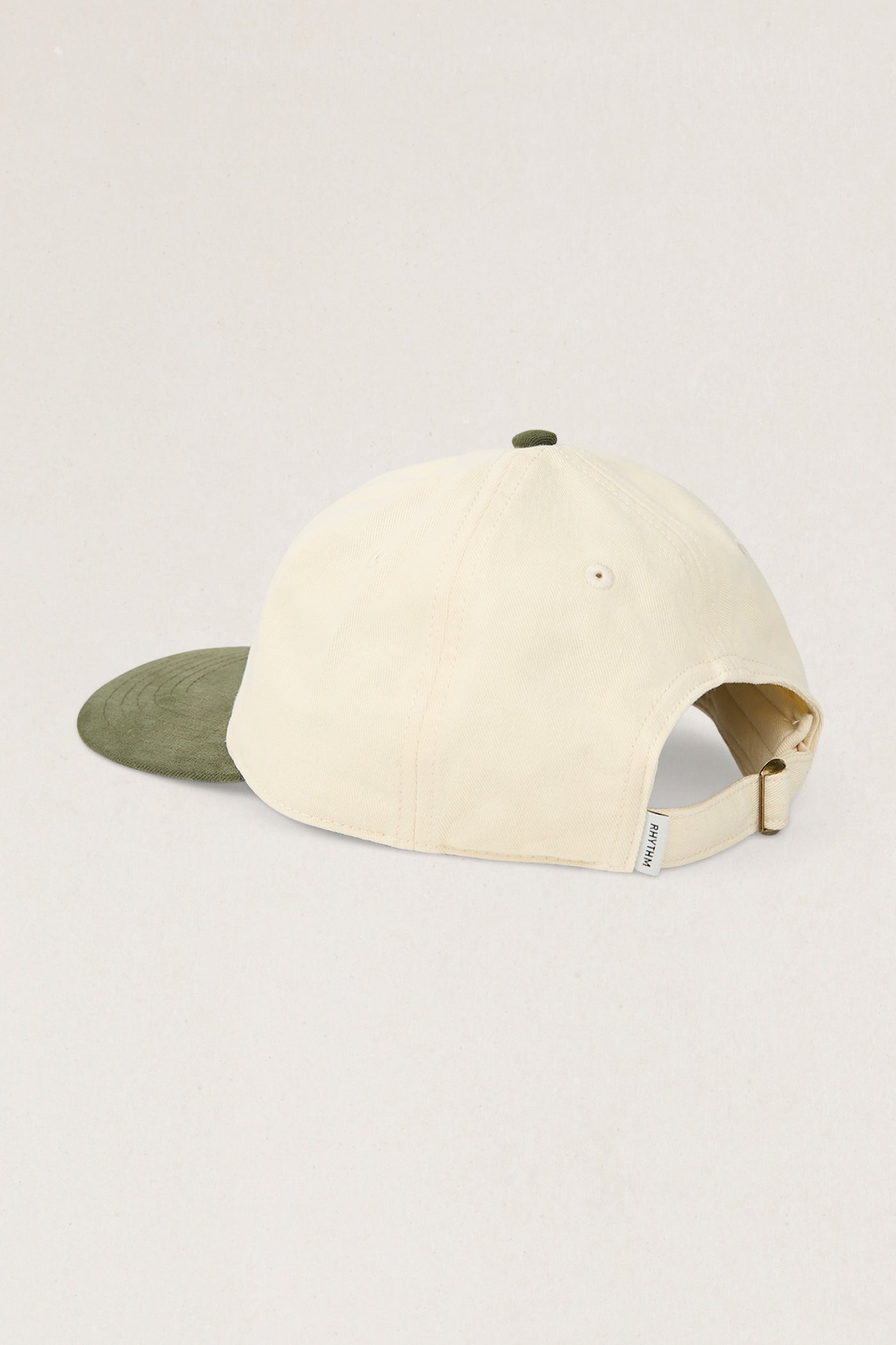 Mens Essential Brushed Twill Cap Stone - Image 1