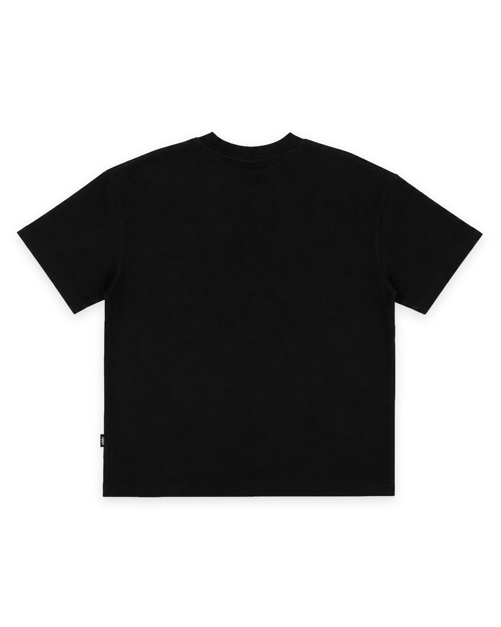 Mens RIOT HEAVY WEIGHT T Shirt Black - Image 3