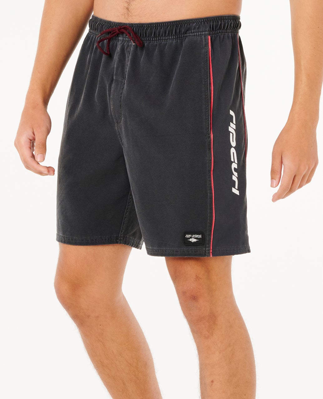 Mens Sideways Volley Walk Short Black / Red - Image 2