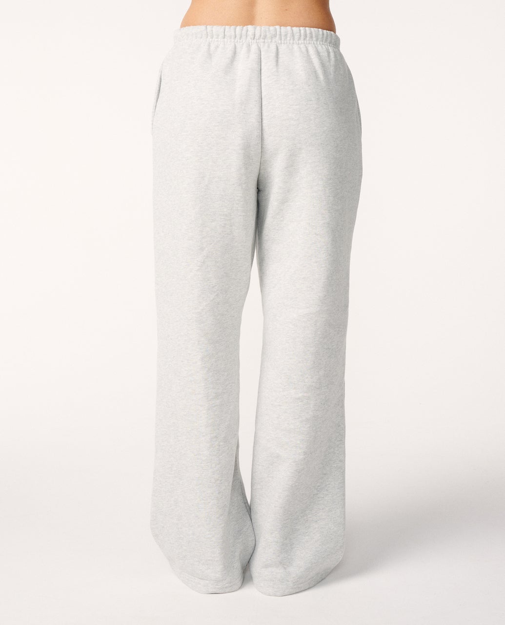 Surf Puff Wide Leg Trackpant Grey Marle / Navy - Image 3