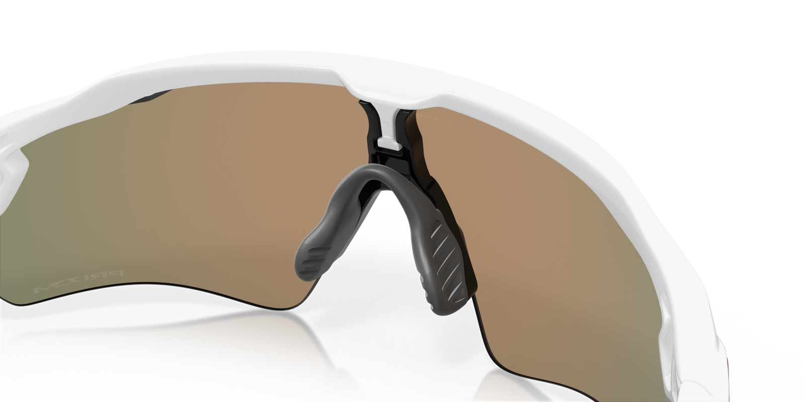 Radar EV Path Team Colors Sunglasses Polished White - Prizm Ruby Lens