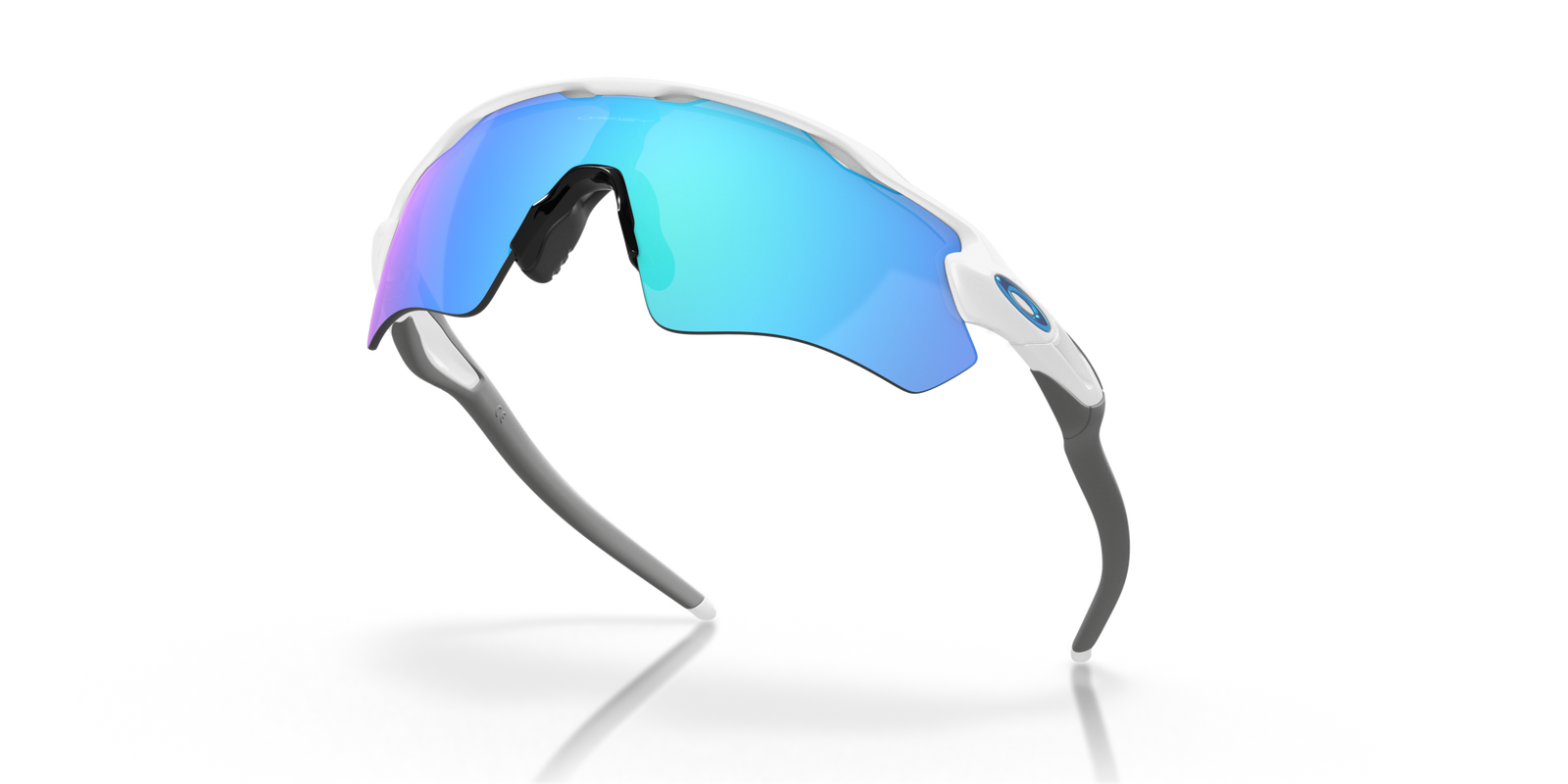 Radar EV Path Team Colors Sunglasses Polished White - Prizm Sapphire Lens