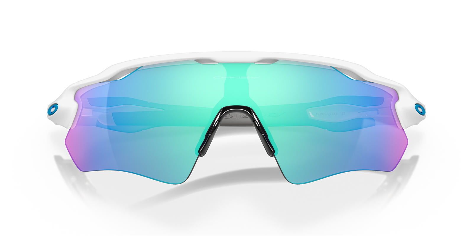 Radar EV Path Team Colors Sunglasses Polished White - Prizm Sapphire Lens