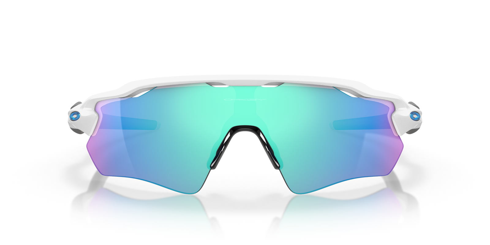 Radar EV Path Team Colors Sunglasses Polished White - Prizm Sapphire Lens