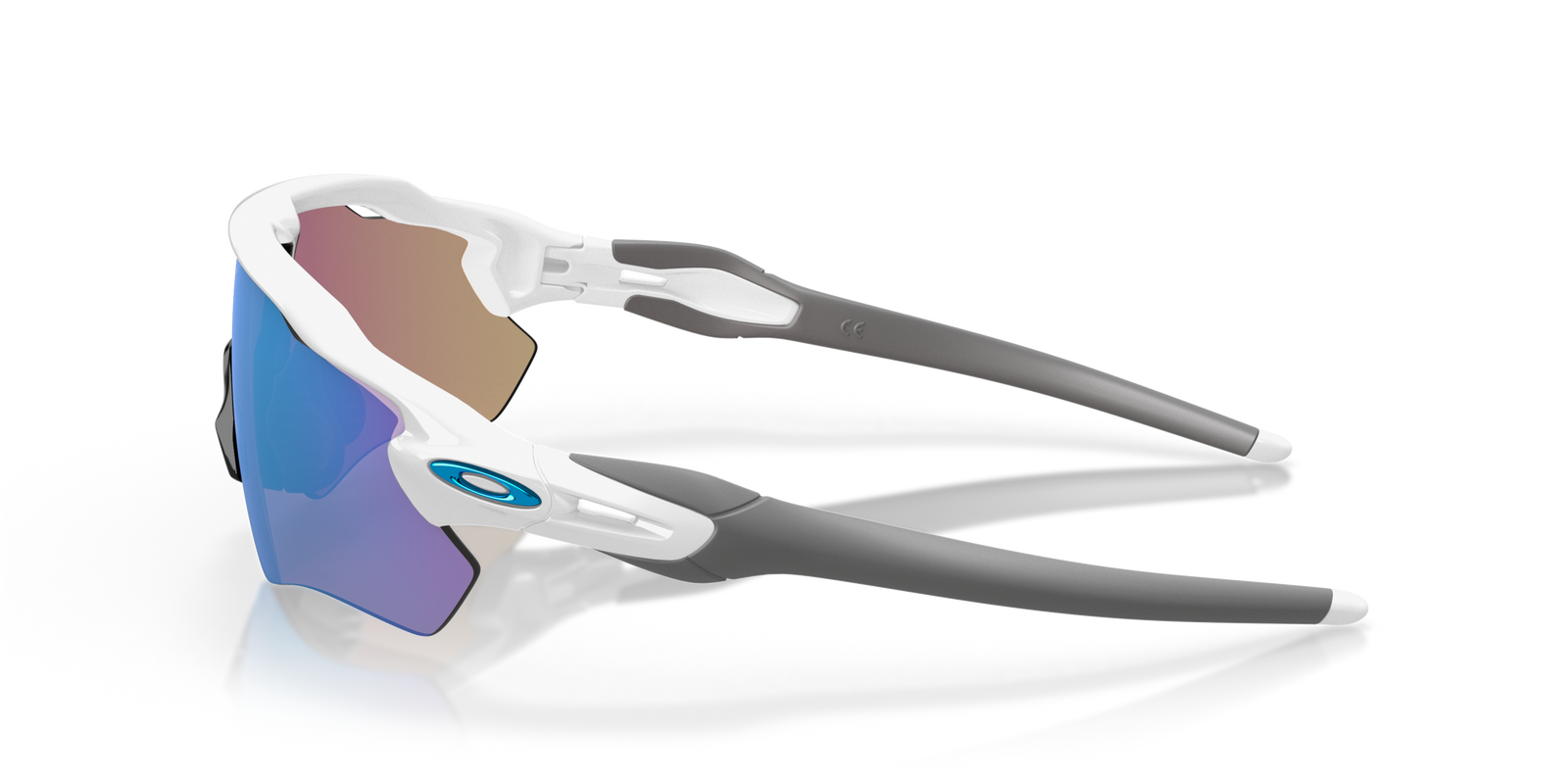 Radar EV Path Team Colors Sunglasses Polished White - Prizm Sapphire Lens