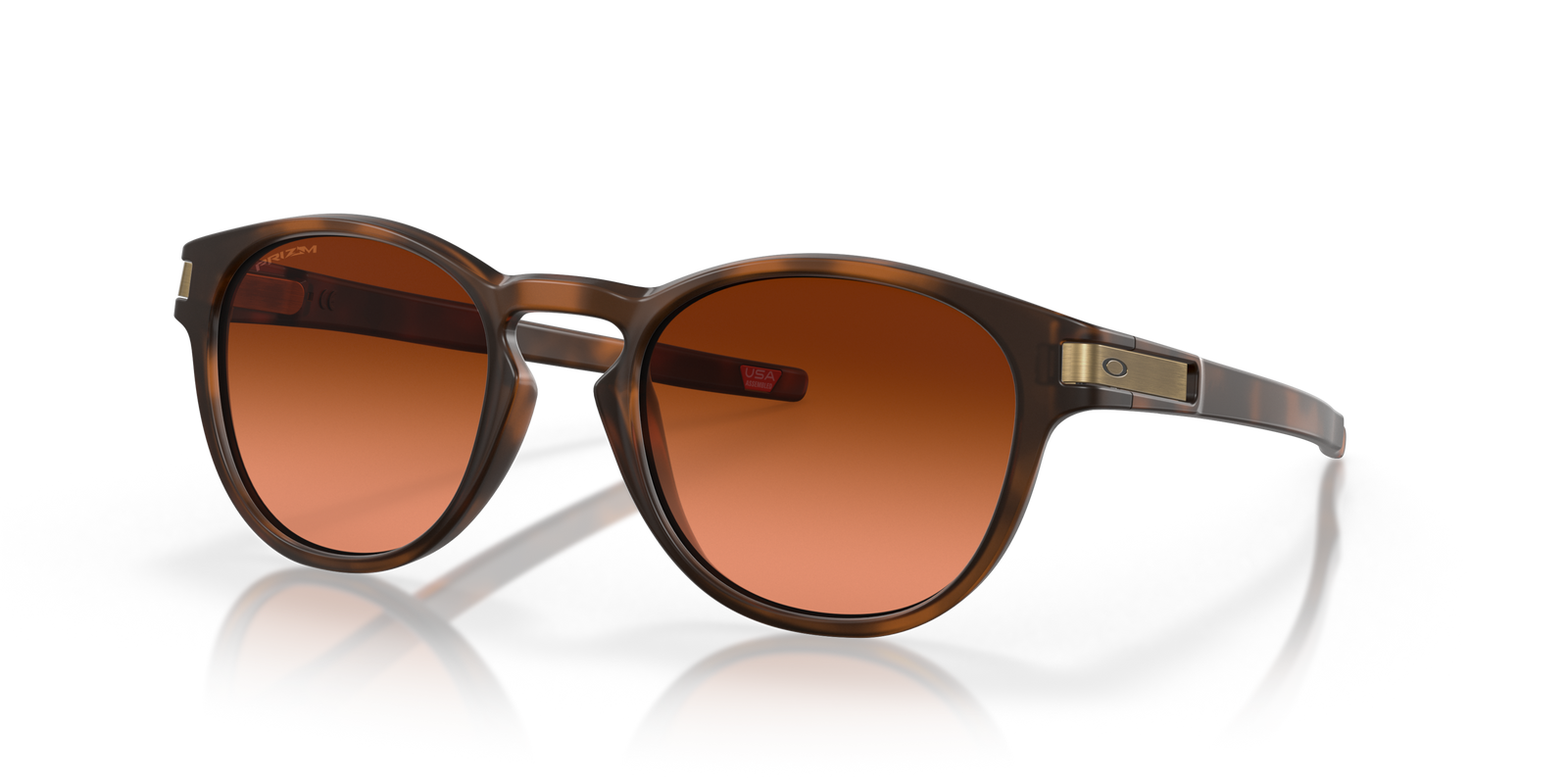 Latch Sunglasses Matte Brown Tortoise - Prizm Brown Gradient Lens