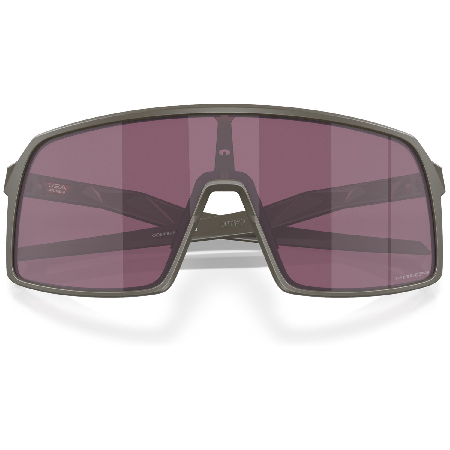 Sutro Sunglasses Matte Olive - Prizm Road Black Lens
