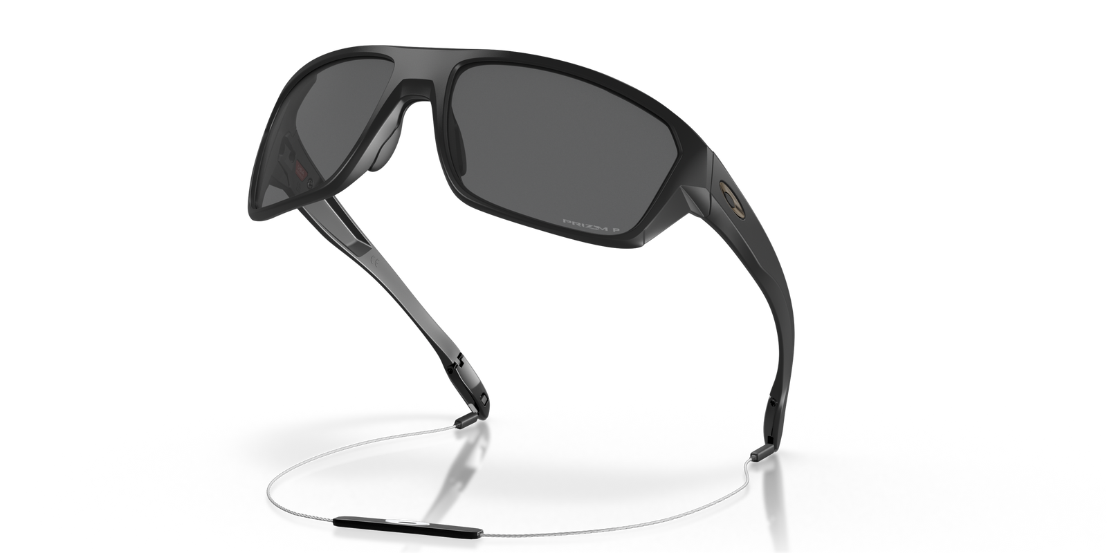 Split Shot Sunglasses Matte Black - Prizm Black Polarized Lens