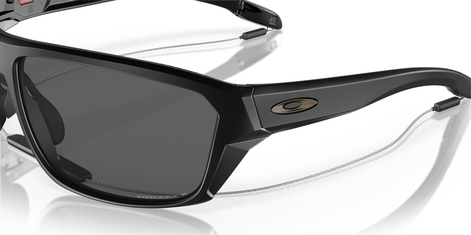Split Shot Sunglasses Matte Black - Prizm Black Polarized Lens