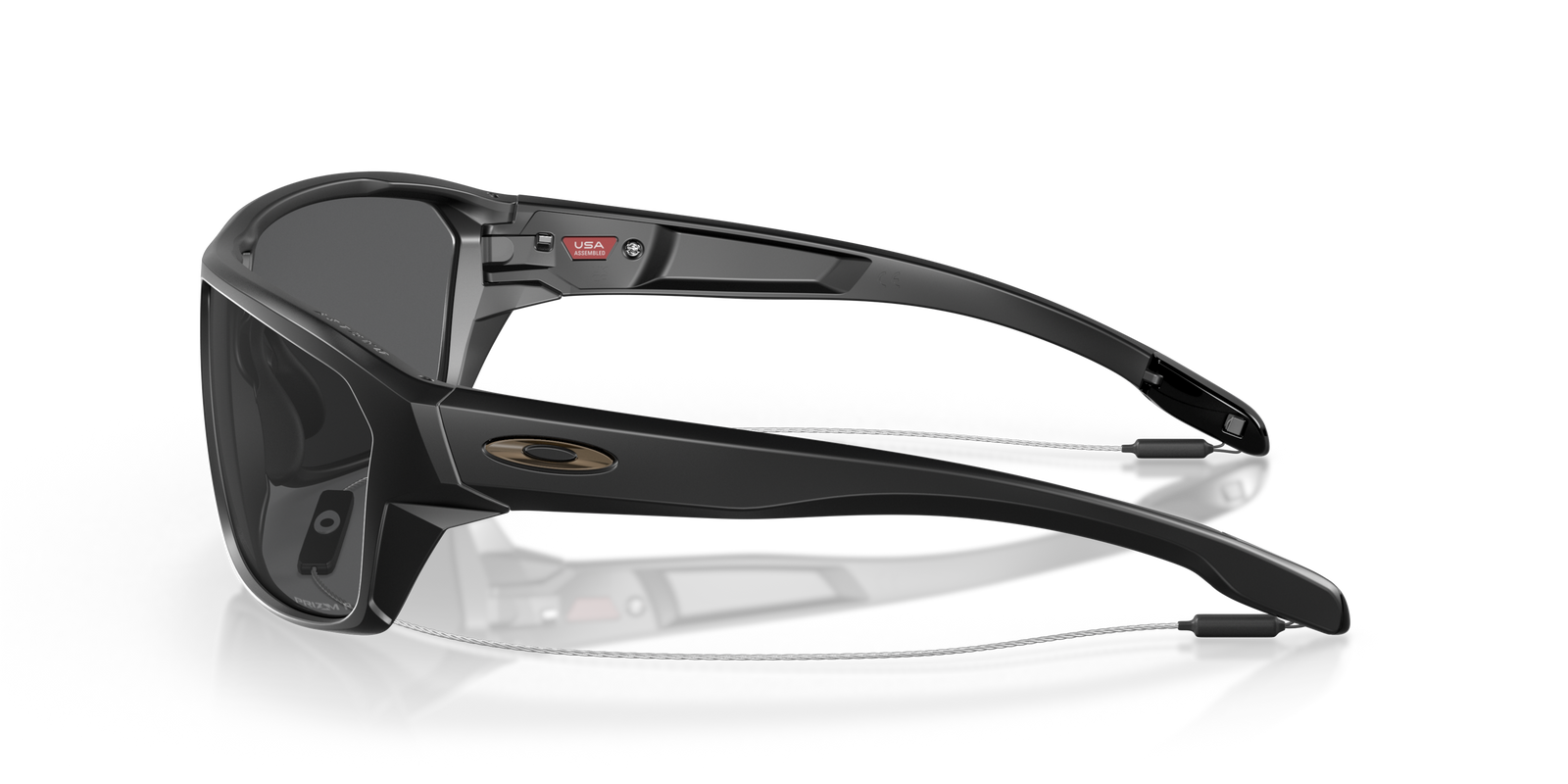 Split Shot Sunglasses Matte Black - Prizm Black Polarized Lens