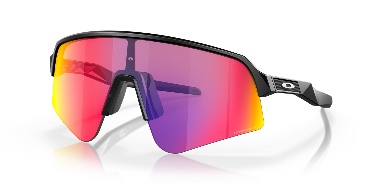 Sutro Lite Sweep Sunglasses Matte Black - Prizm Road Lens