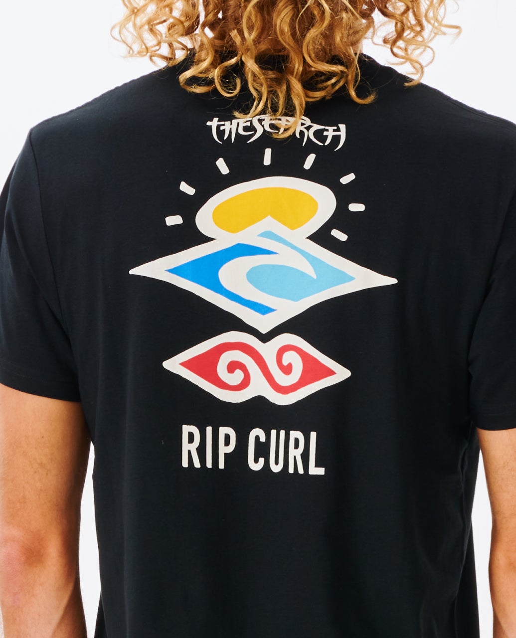 Search Icon Relaxed Tee Black - Image 5