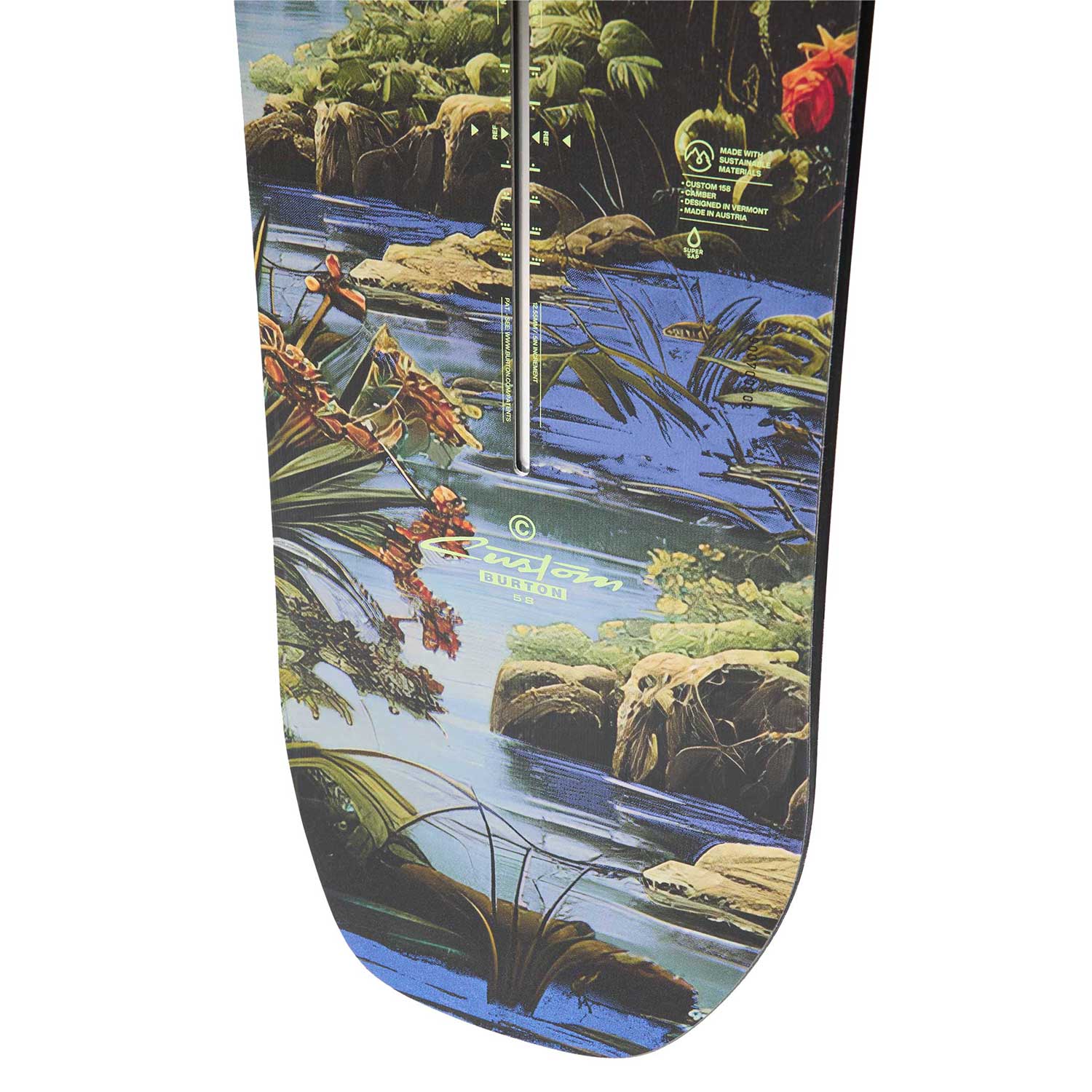 Custom Jungle Flying V Snowboard