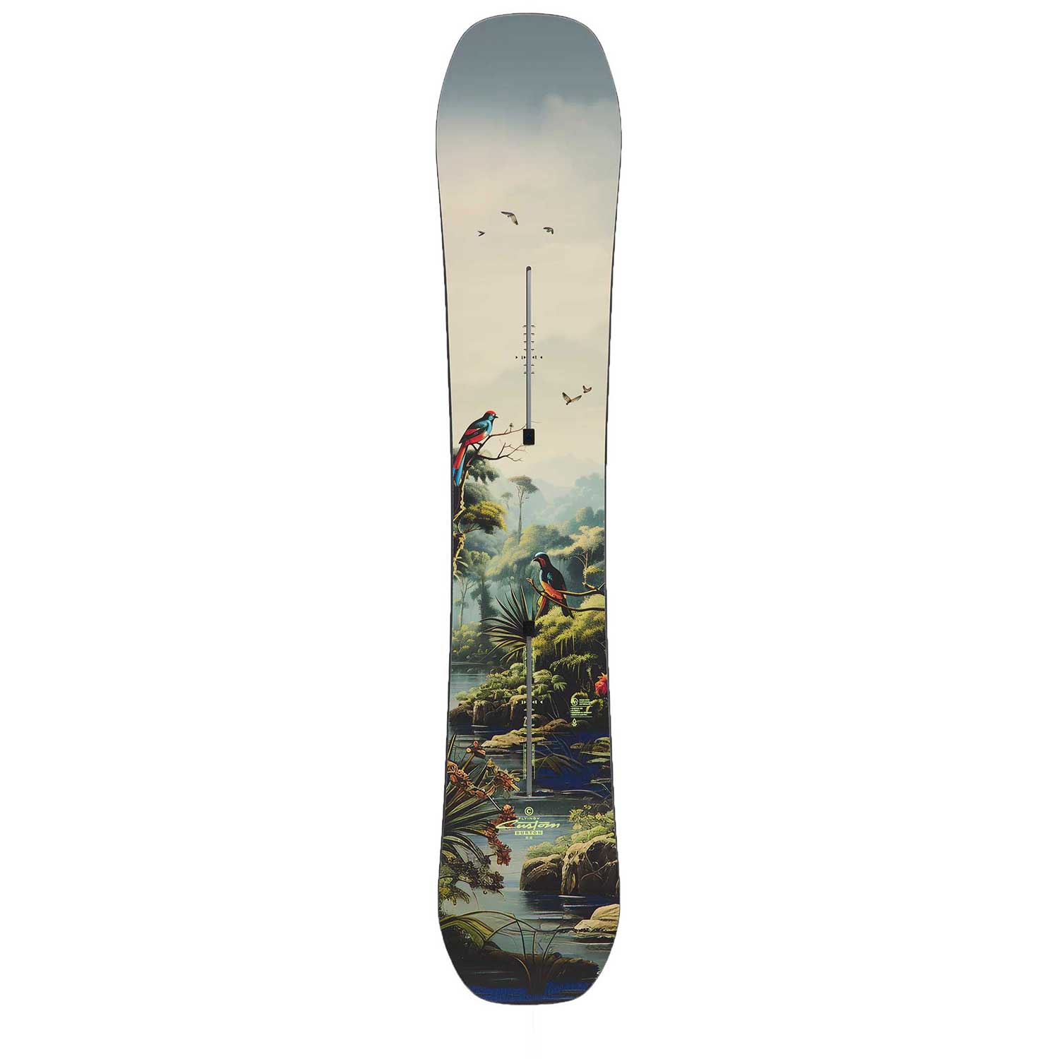 Custom Jungle Flying V Snowboard
