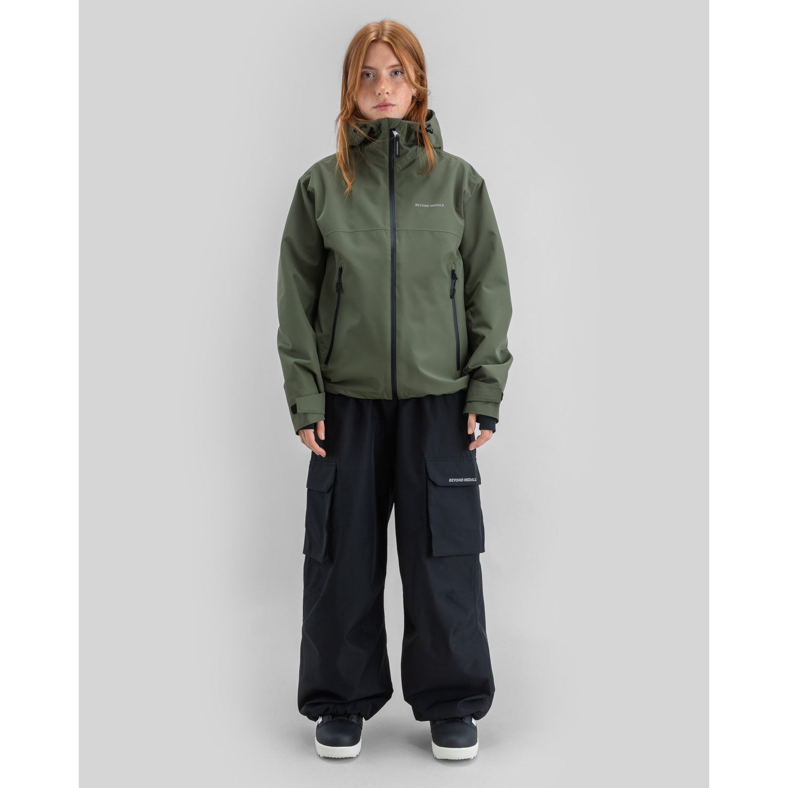 Park Snowboard Jacket 2L D.Green - Image 10