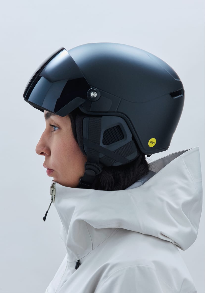 Obex Visor Snow Helmet - Sunny Grey Visor