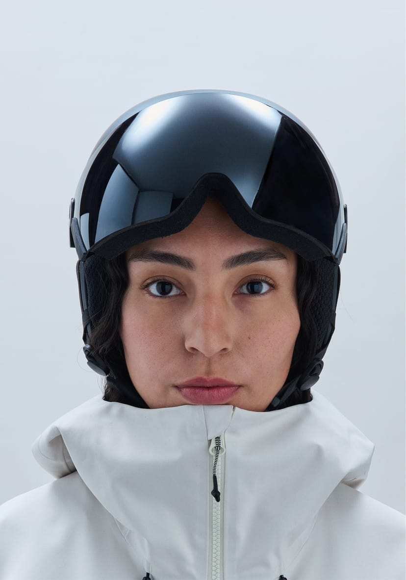 Obex Visor Snow Helmet - Sunny Grey Visor