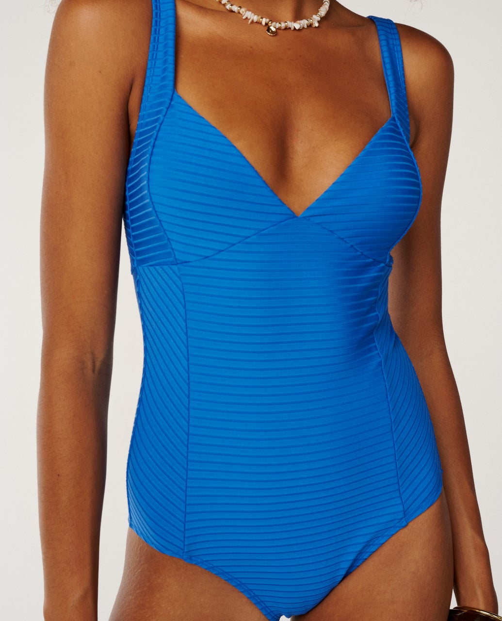 Premium Surf Multi Fit One Piece Swimsuit Bright Blue - Image 5