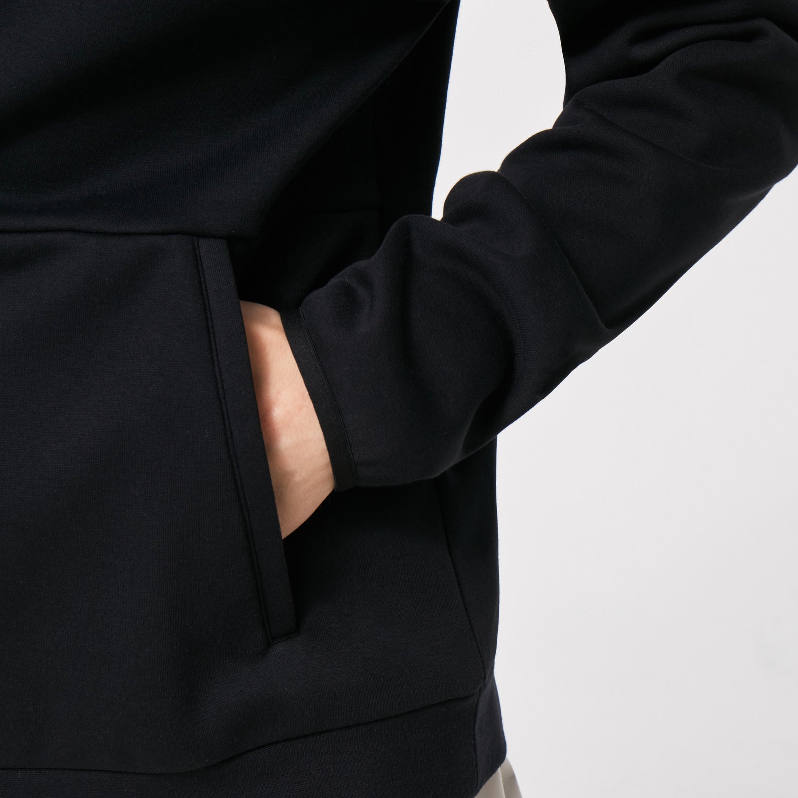 Rider Long 2.0 Hoodie Black / White - Image 11