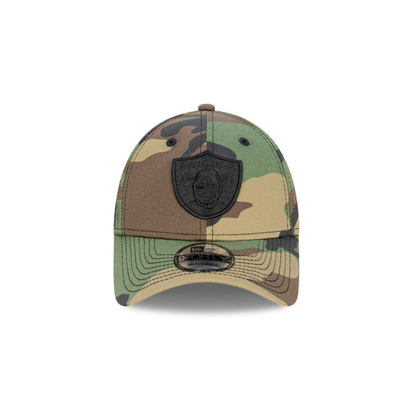 9FORTY Las Vegas Raiders Camo Adjustable Cap
