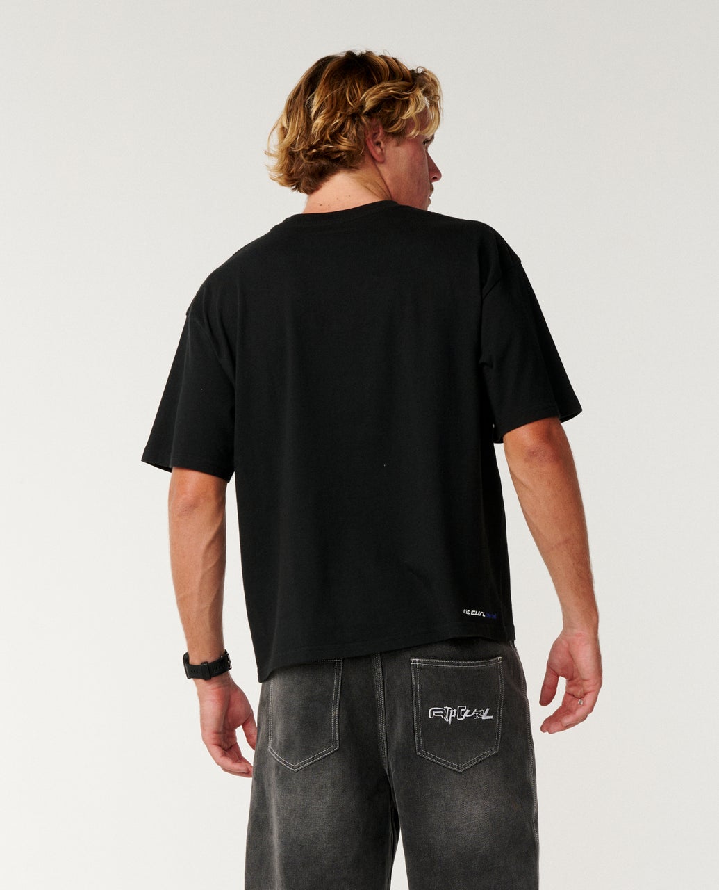 Archive Ride On Boxy Tee Black - Image 3