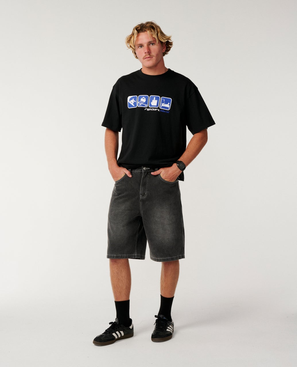 Archive Ride On Boxy Tee Black - Image 4
