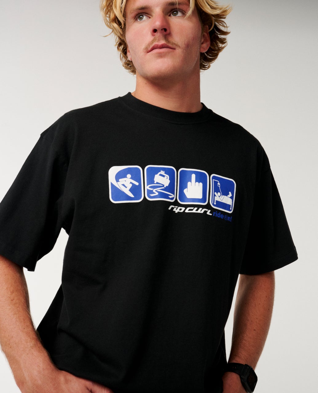 Archive Ride On Boxy Tee Black - Image 6