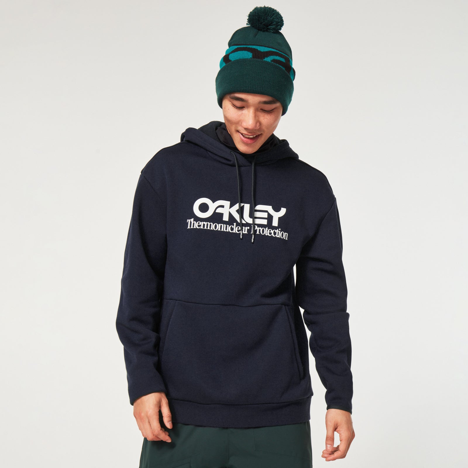 Rider Long 2.0 Hoodie Black / White - Image 1