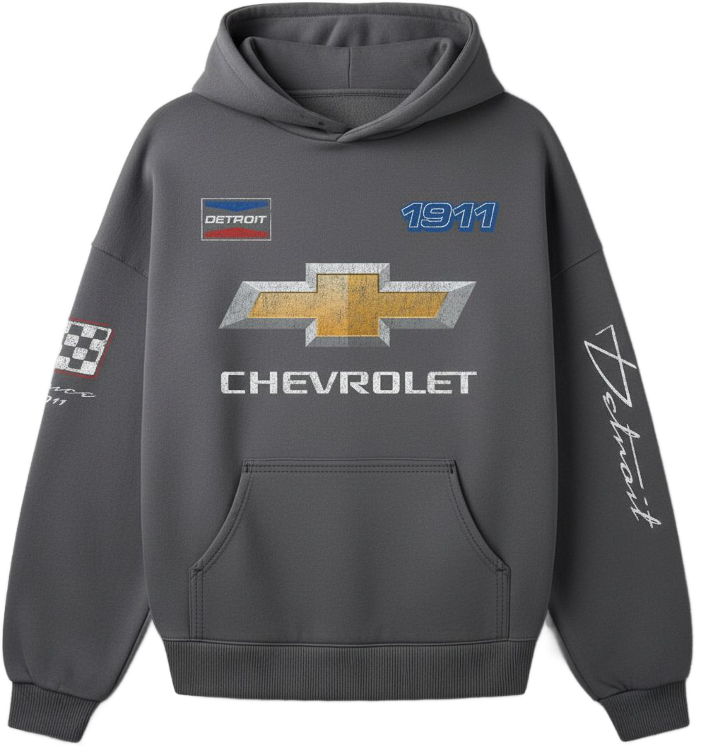 Chevrolet Badge Vintage Hoody - Image 1
