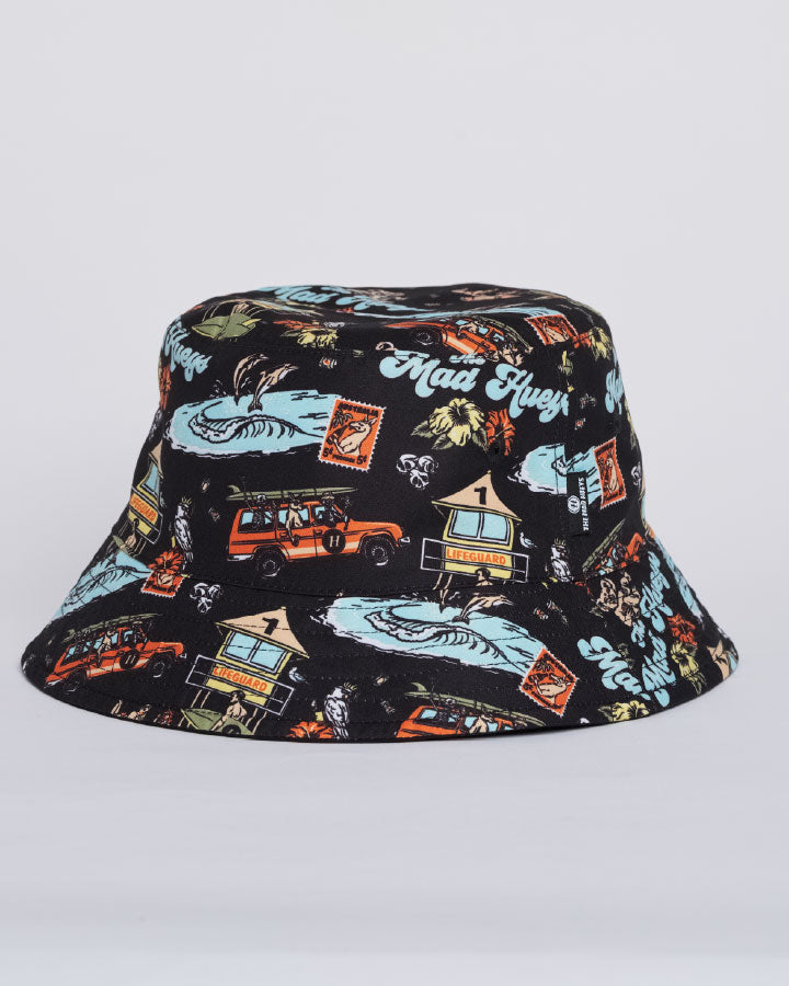 HUEYS PARADISE | YOUTH REVERSIBLE BUCKET HAT - Image 1
