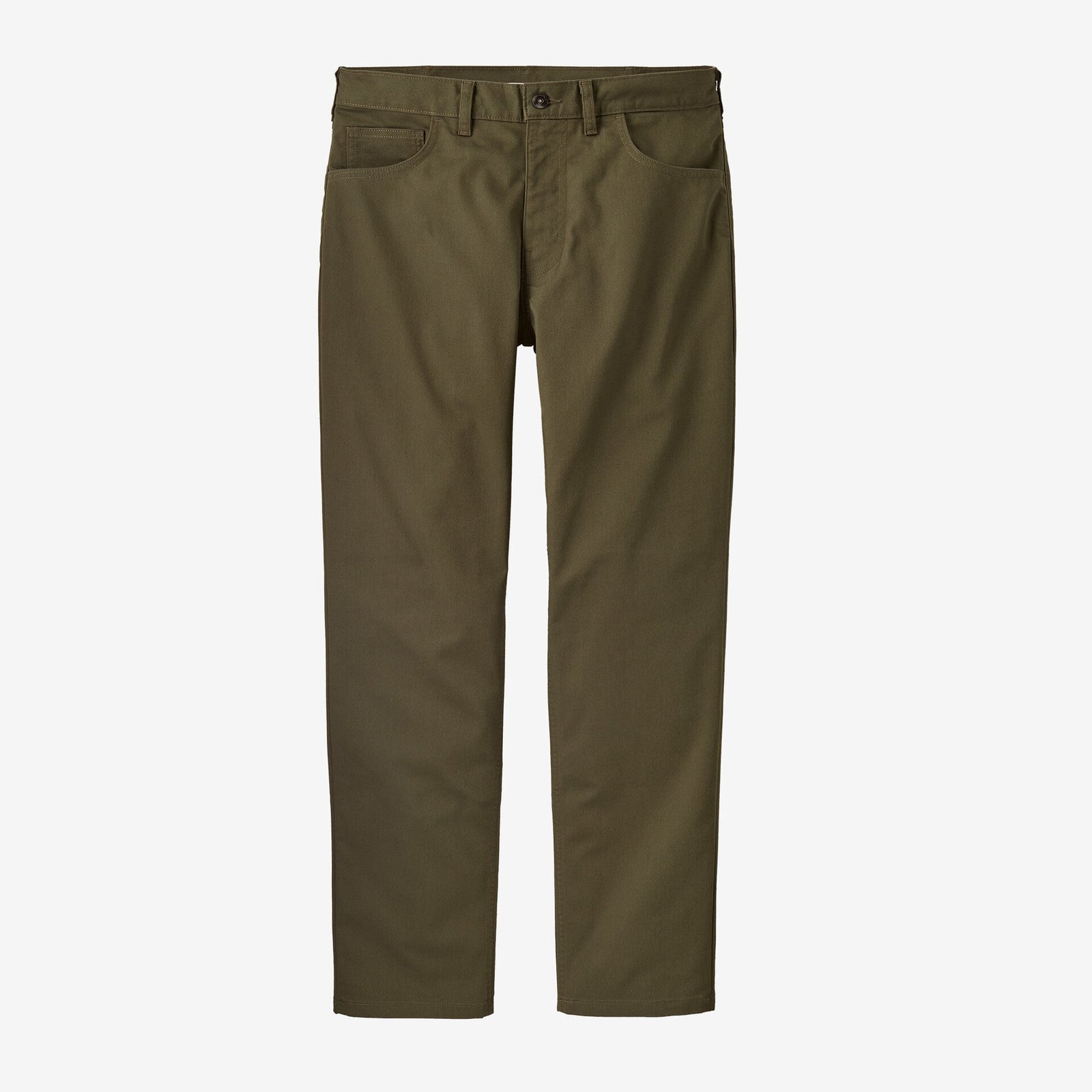 Mens Twill Traveller Casual Pants Basin Green - Image 1