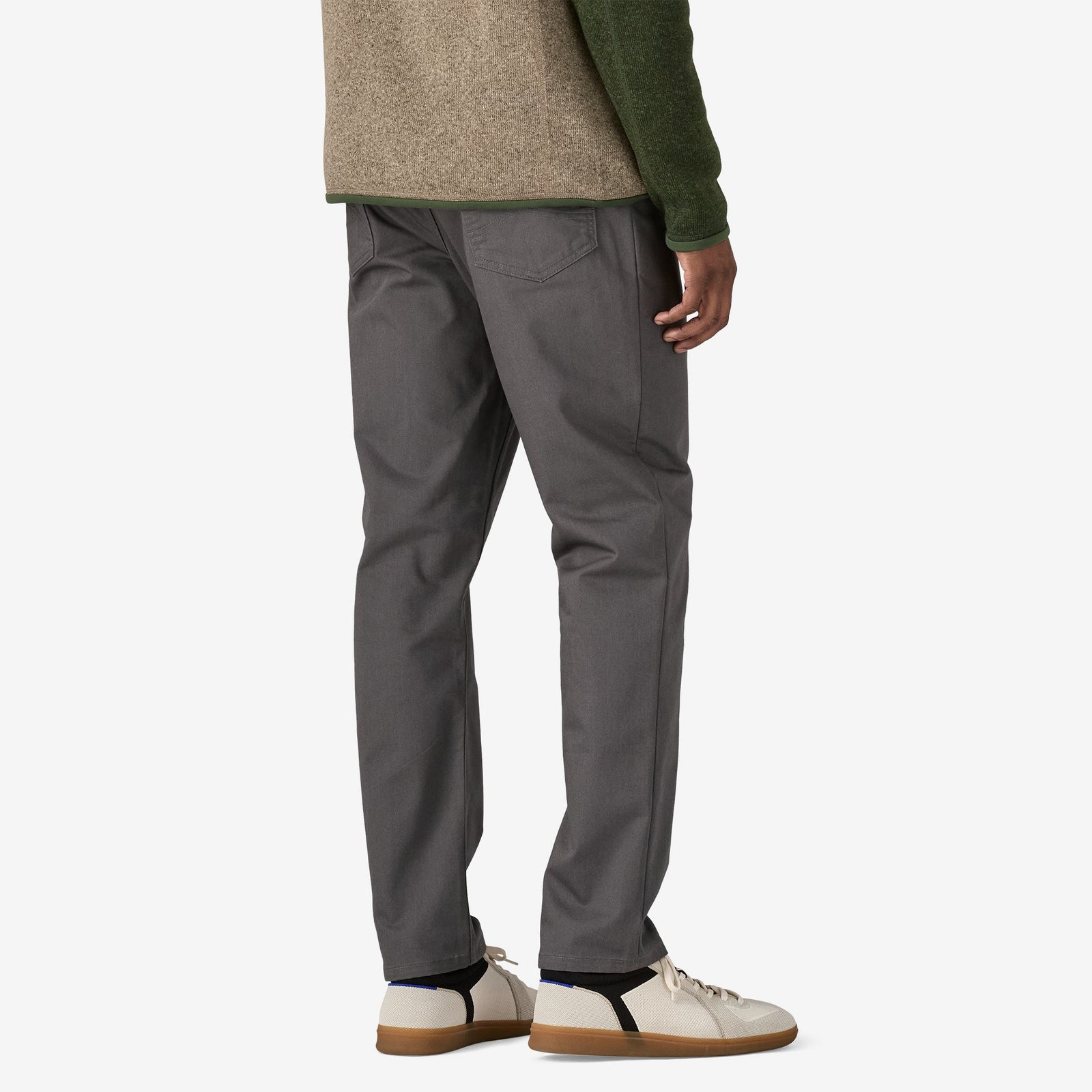 Mens Twill Traveller Casual Pants Forge Grey - Image 8