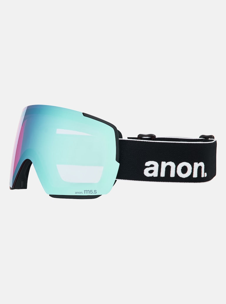 M5S Low Bridge Fit Snow Goggle + Bonus Lens + MFI Face Mask
