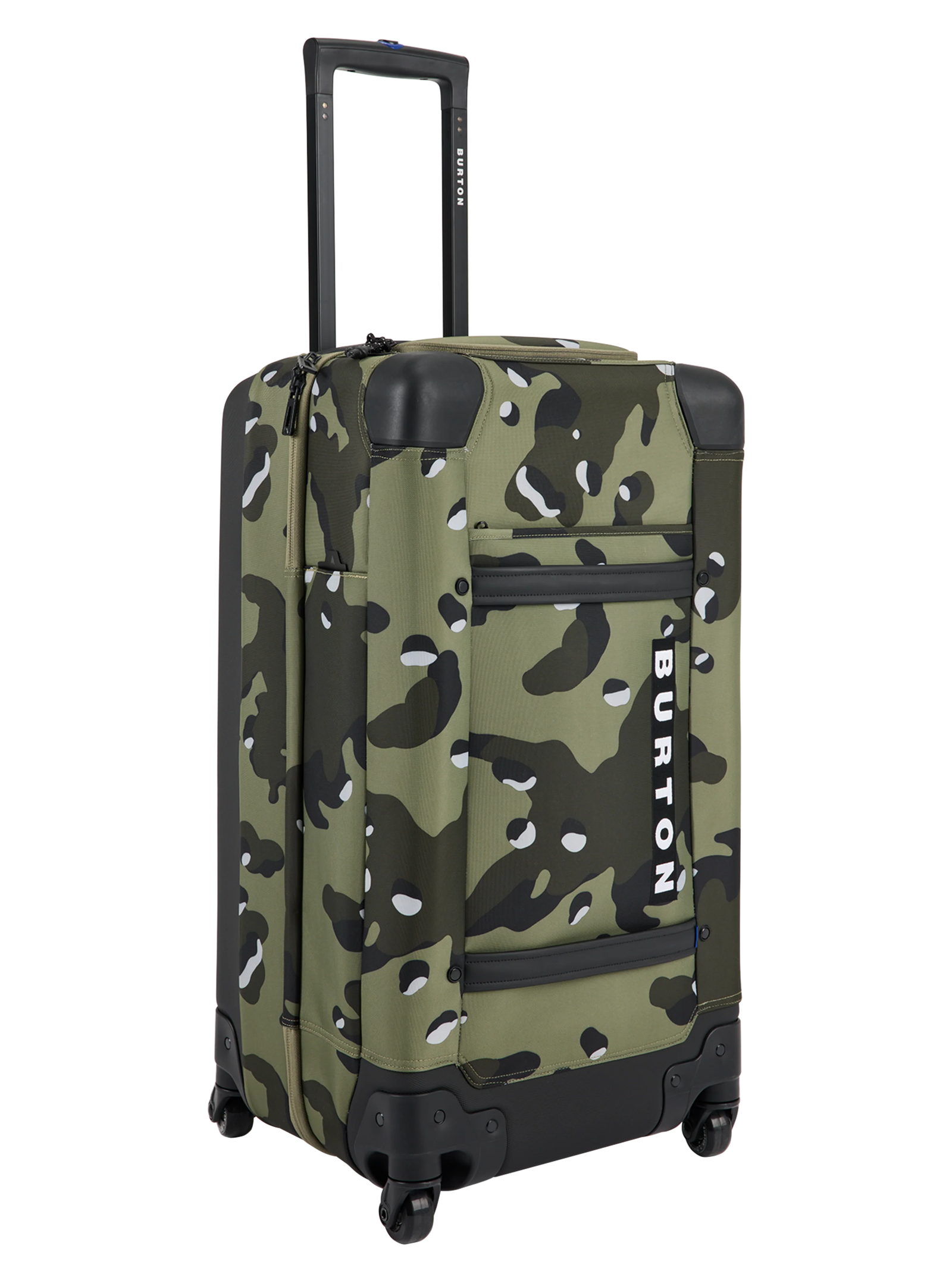 4 Wheel Double Deck Travel Bag Forest Moss Cookie Camo - Image 1