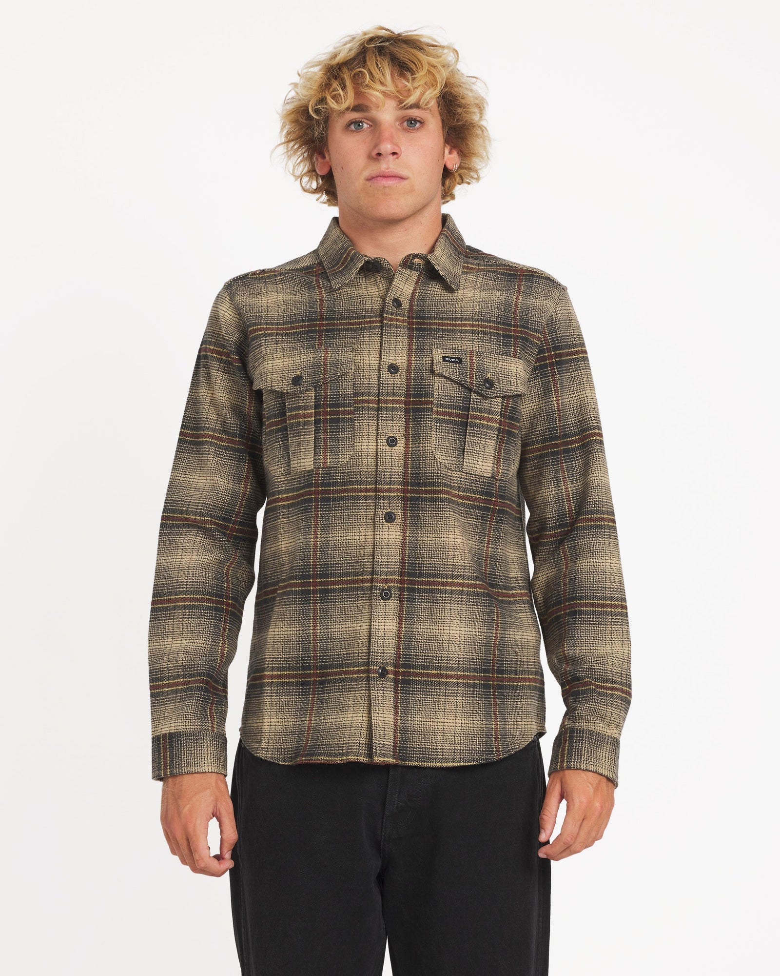 Mens Huges Dress Shirt Pirate Black - Image 1