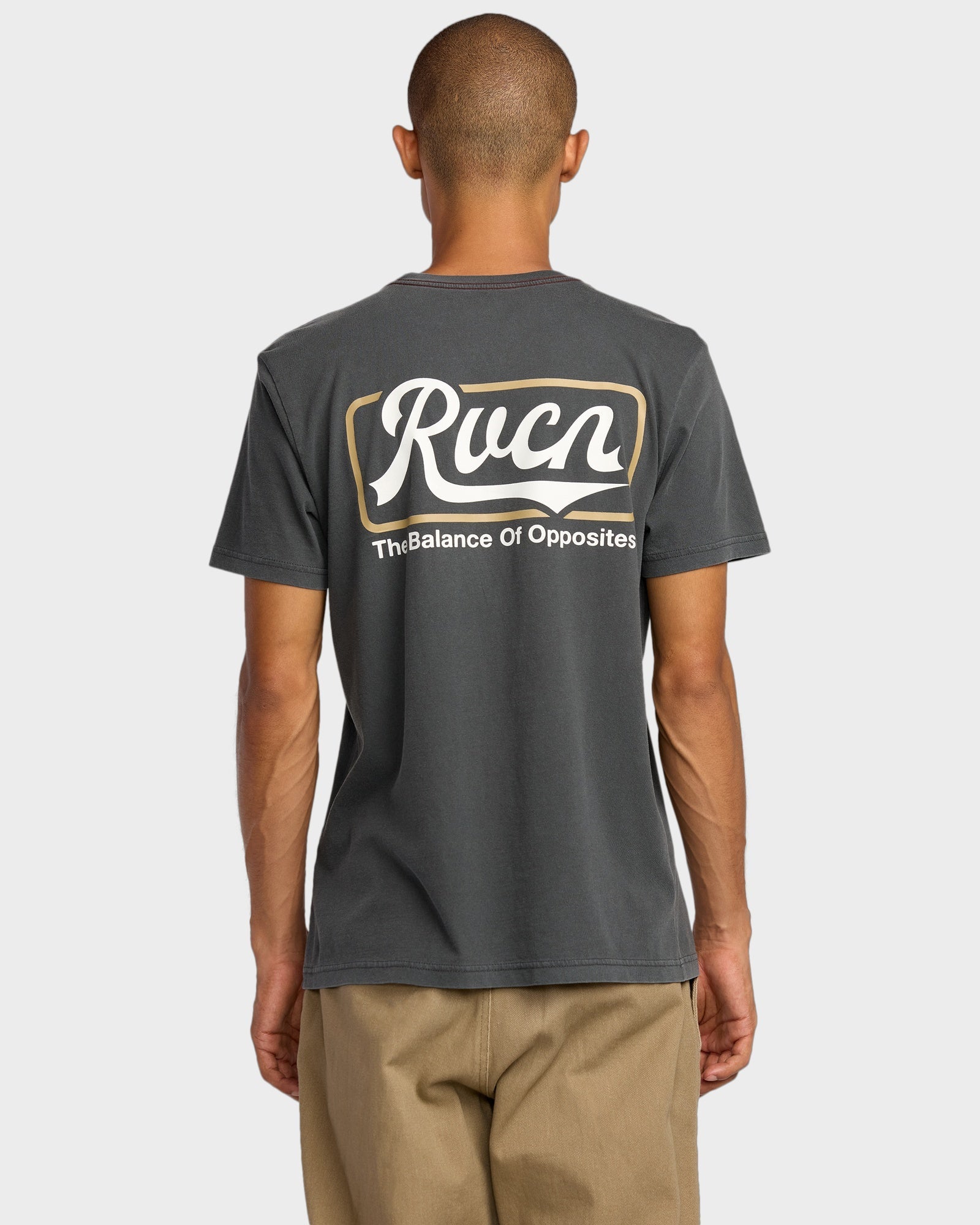 Mens Frame Up T Shirt Pirate Black - Image 2