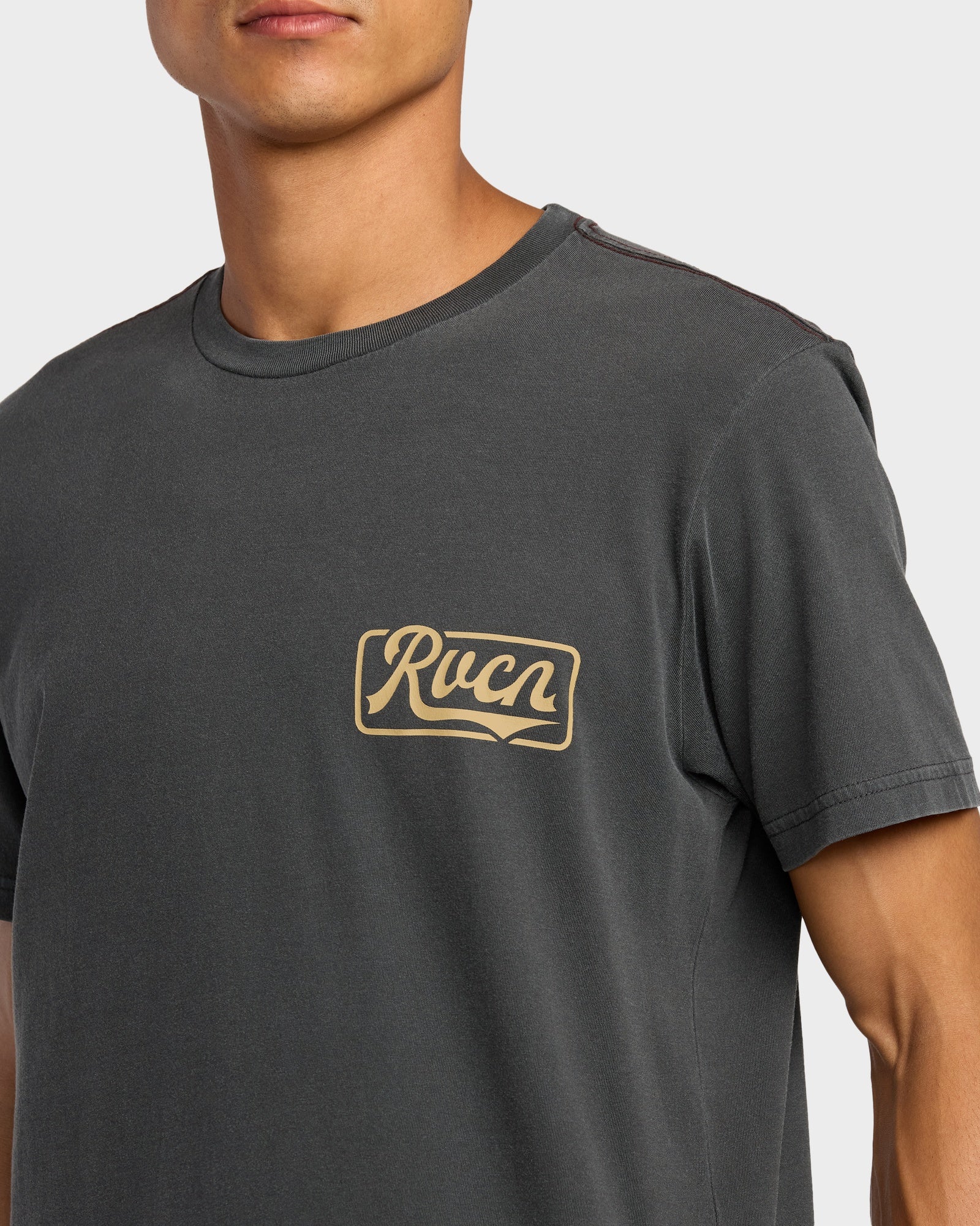 Mens Frame Up T Shirt Pirate Black - Image 4