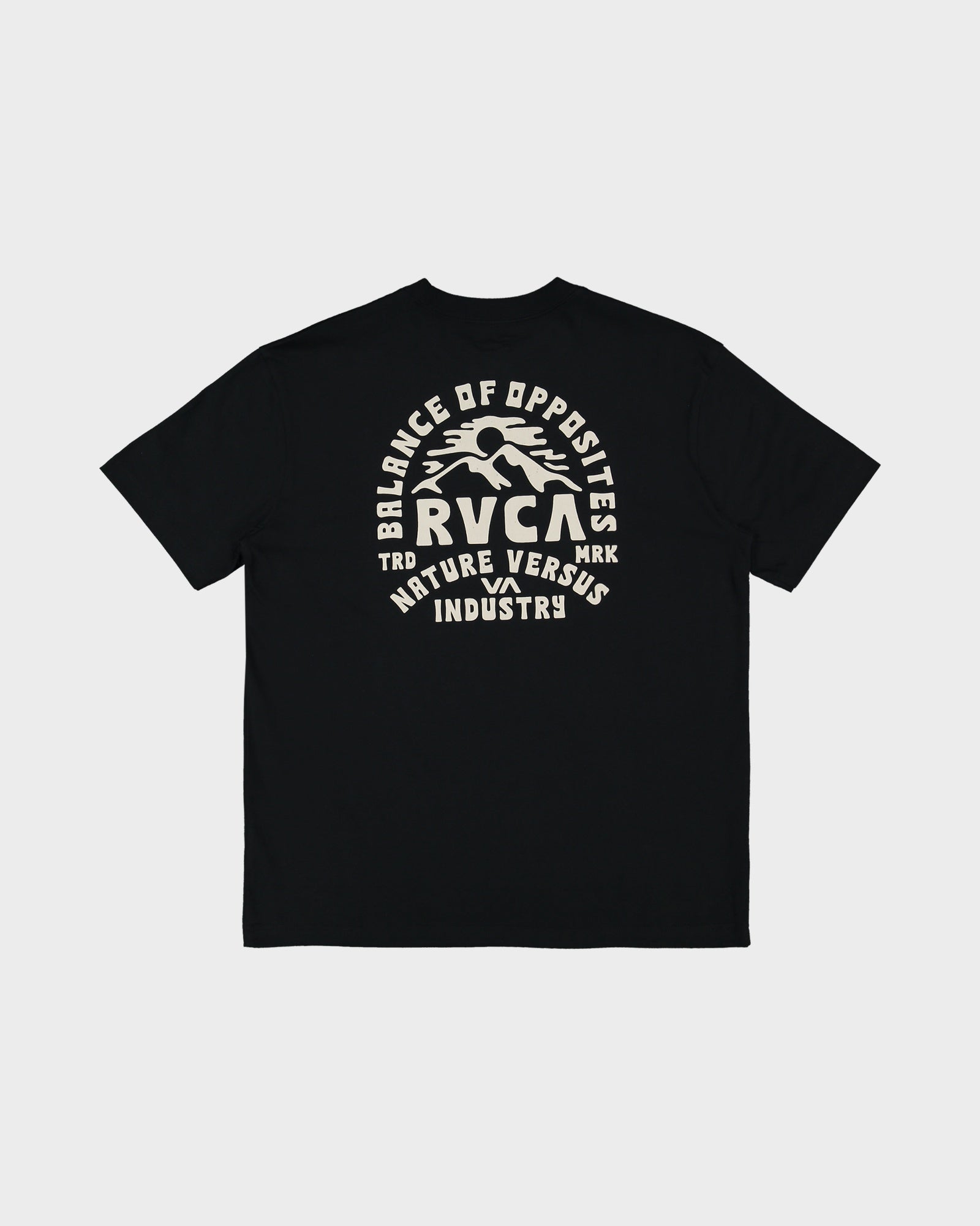 Mens Ridge T Shirt Black - Image 2