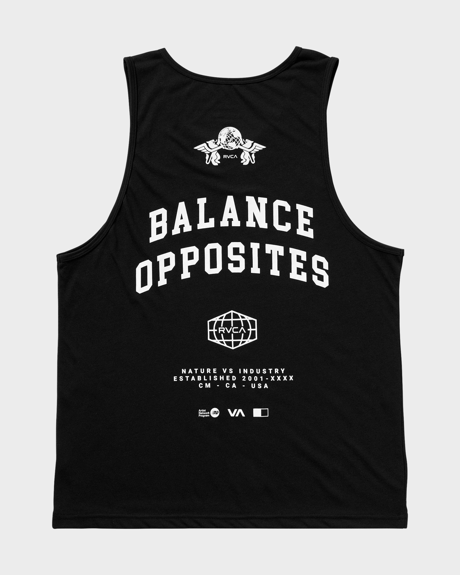 Mens Global Muscle Tee Black - Image 2