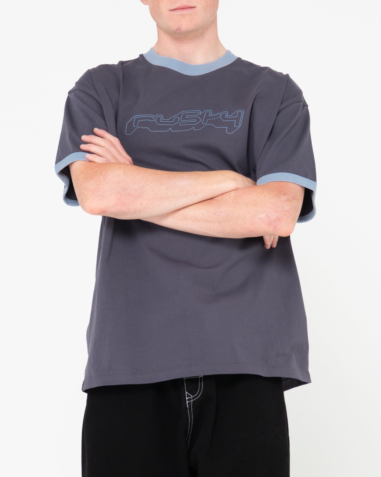 Cypher Graphic Ringer Tee