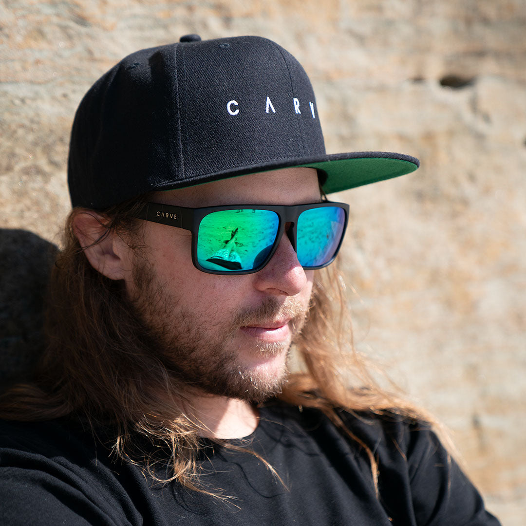 Vendetta Matte Black Frame Grey Lens Green - Image 3