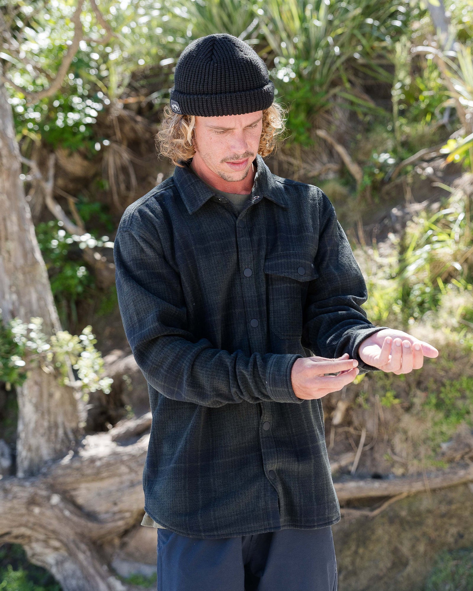 Mens Furnace Long Sleeve Flannel Shirt