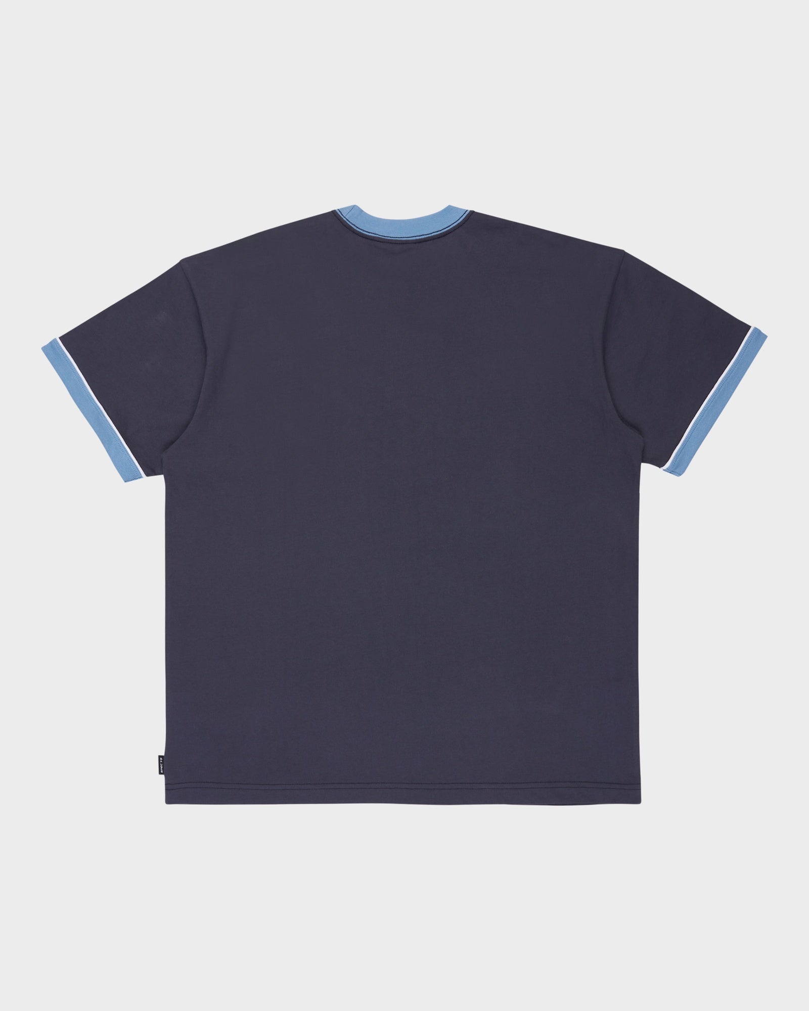 Mens Spec Ringer T Shirt Vintage Navy - Image 8