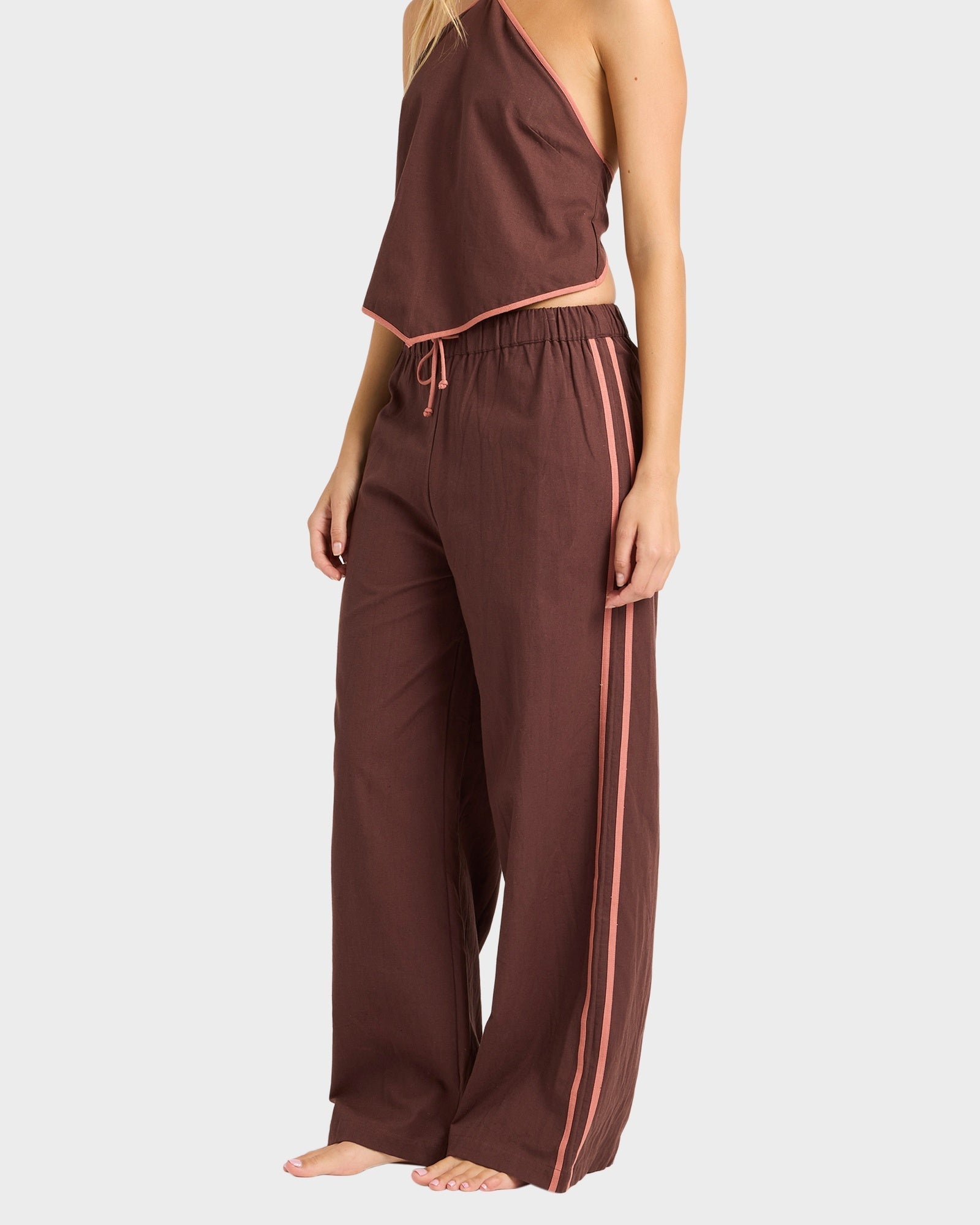 Womens Coastal Crush Elastic Pants