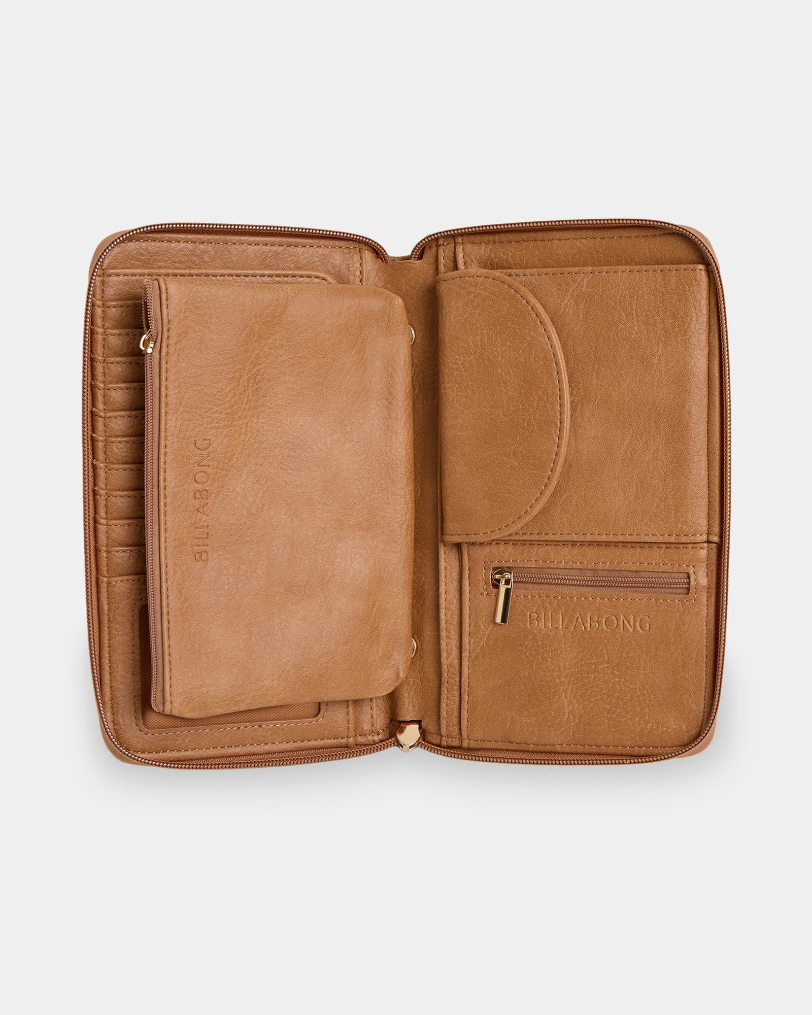 Womens Travel Wallet Tan - Image 5