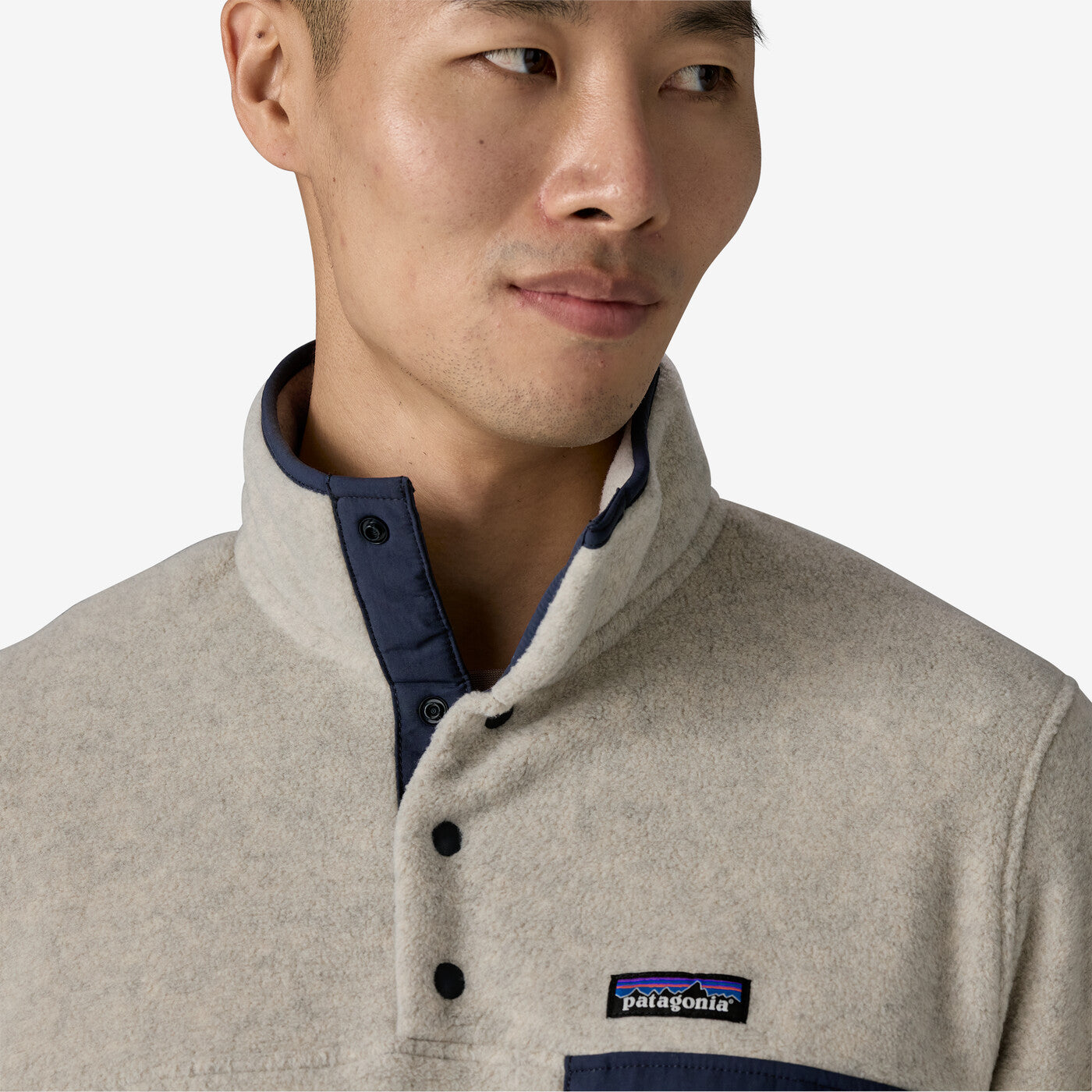 Men's Lightweight Synchilla Snap-T Pullover Oatmeal Heather - Image 6