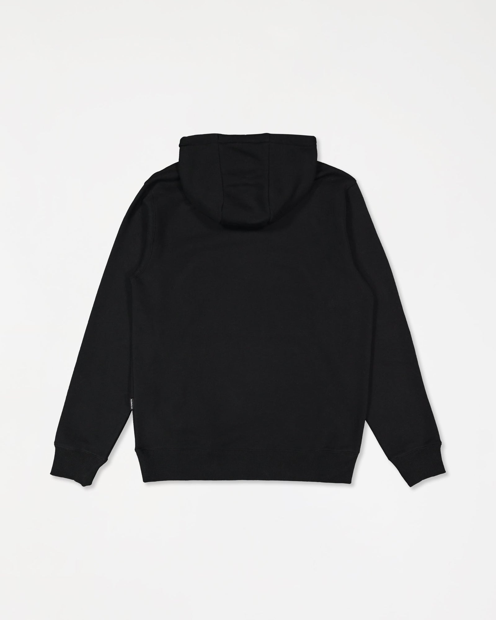 Mens Comp Logo Hooded Jumper Black - Image 7