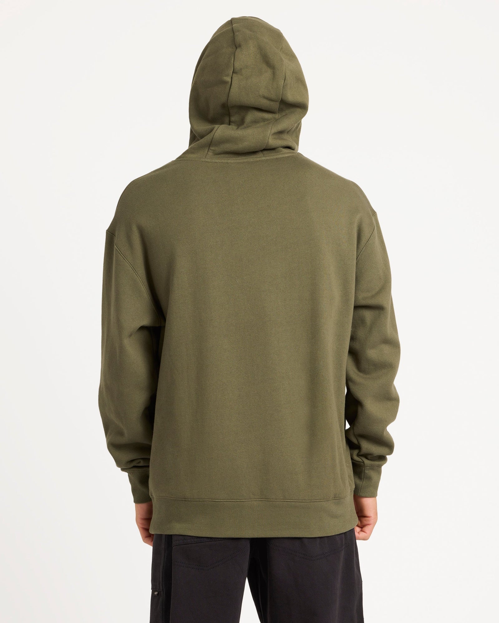Mens Omni Logo Hooded Jumper Grape Leaf - Image 2